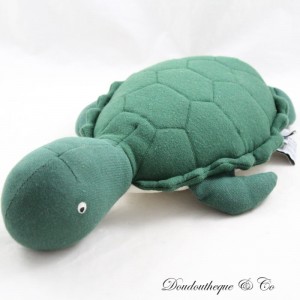 Peluche SEBRA tartaruga tritone verde beige 32 cm