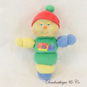 Vintage AJENA Firefly Toto Plush Green Red Hat Head Bell 19 cm