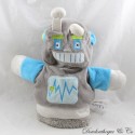 PRIMARK Marsianer-Puppendecke Alien Roboter Grau Blau 24 cm
