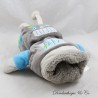 PRIMARK Marsianer-Puppendecke Alien Roboter Grau Blau 24 cm