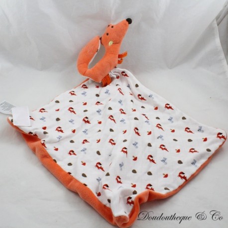 Flachfuchs Kuscheltier VERTBAUDET orange Eichhörnchenglocke 50 cm Flachfuchs Kuscheltier VERTBAUDET orange Eichhörnchenglocke 50 cm