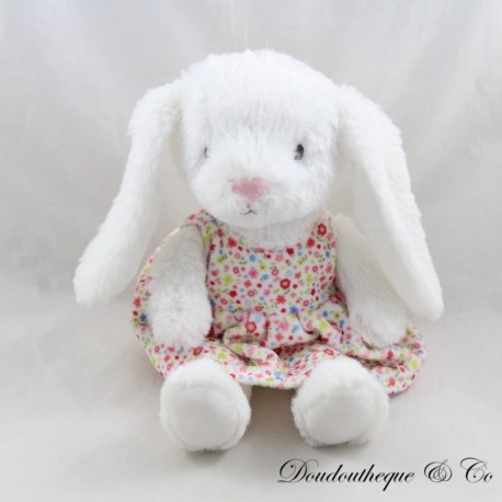 Gefülltes Kaninchen CHEEKBONE Blumenkleid Gefülltes Kaninchen CHEEKBONE Blumenkleid