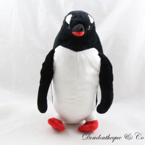 Peluche pingouin noir blanc manchot