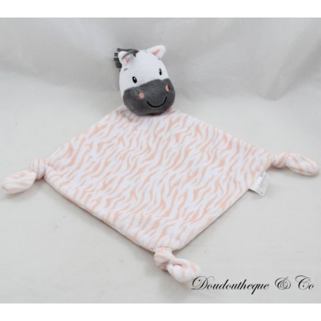 APOLLO rosa weiße flache Zebradecke APOLLO rosa weiße flache Zebradecke