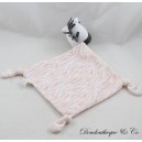 APOLLO rosa weiße flache Zebradecke