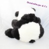 Plüsch Panda SOFT FRIENDS weiß schwarz lange Haare 38 cm