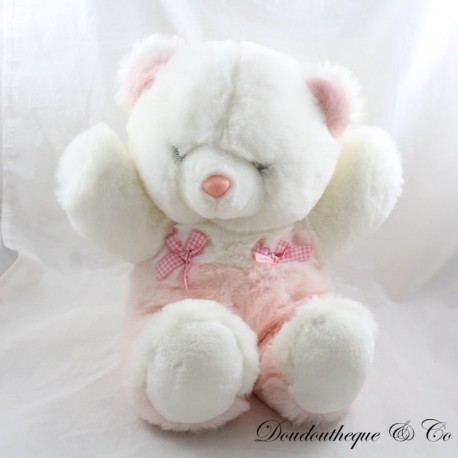 Rosa Weiß Bär Plaid Schleife Plüsch Rosa Weiß Bär Plaid Schleife Plüsch