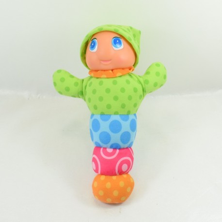 Plüsch-Glühwürmchen MOLTO Raupe zweiseitig Kunststoff 30 cm