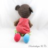 Paulette Puppe LES MISTINGUETTES schwarzes Kleid rot Polka Dots weiß 36 cm