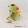 Musikalischer Plüschaffe BABYSUN grün rote Blume 18 cm