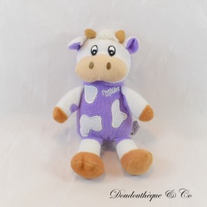 MILKA purple white advertising cow plush toy 18 cm