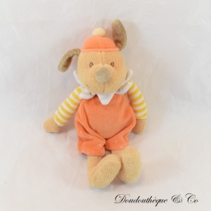 EGMONT TOYS Orange Dog Plush with white collar 26 cm