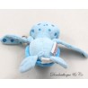 Portachiavi tartaruga peluche OK CORRAL occhi grandi blu Parco divertimenti 13 cm