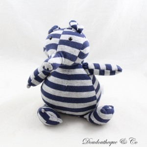 JELLYCAT armadillo plush navy blue striped in fabric 24 cm