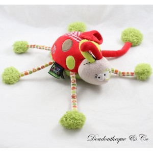 Peluche Coccinella Musicale FUNKY GARDEN Rosso