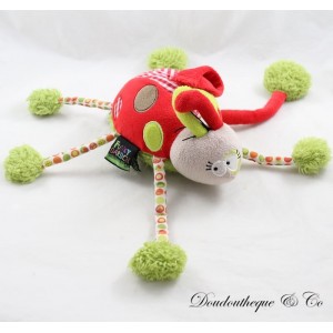 Peluche musicale coccinelle FUNKY GARDEN rouge