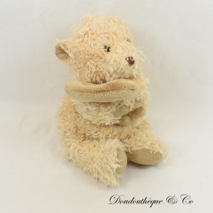 Soft bear handkerchief BUKOWSKI Brown sitting 20 cm