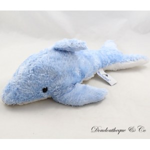 Dolphin plush MARINELAND blue white