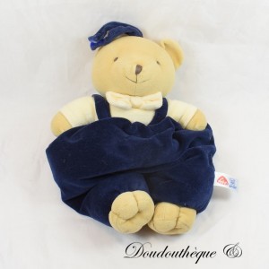 Musical soft bear FEHN blue bear 30 cm