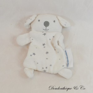 Mini bear cuddly toy VERTBAUDET stars white silver 12 cm
