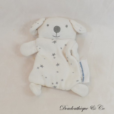 Mini Bär Kuscheltier VERTBAUDET Sterne weiß silber 12 cm Mini Bär Kuscheltier VERTBAUDET Sterne weiß silber 12 cm