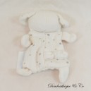 Mini Bär Kuscheltier VERTBAUDET Sterne weiß silber 12 cm