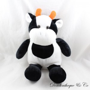 Cow plush toy CASINO white black