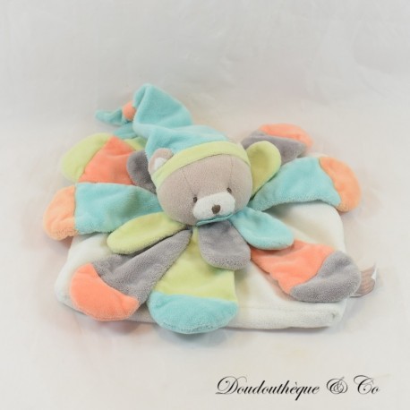 Coperta Cat Flat DOUDOU ET COMPAGNIE Collector Peach Mint DC2378 22 cm