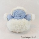 KALOO Iglu Bär Plüsch Blau Weiß Patapouf Bärenkopf 18 cm
