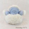 KALOO Iglu Bär Plüsch Blau Weiß Patapouf Bärenkopf 18 cm
