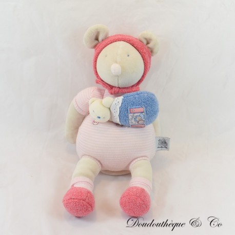 Musikalischer Mausplüsch MOULIN ROTY Lila und Patachon 32 cm Musikalischer Mausplüsch MOULIN ROTY Lila und Patachon 32 cm