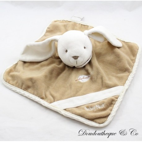 Flaches Hasen-Kuscheltier BABY NAT braun beige Flaches Hasen-Kuscheltier BABY NAT braun beige