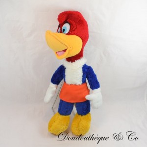 Winnie Fiancée Plüschtier von Woody Woodpecker PORT AVENTURA Specht blau blau rot 40 cm