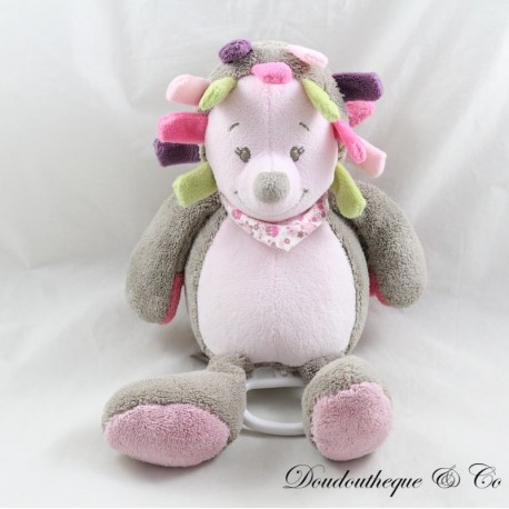 copy of Plush Manon l'herisson NATTOU Manon and Alizée pink 28 cm