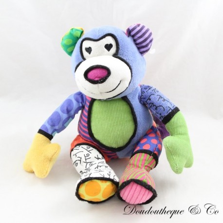 BRITTO Bär Plüsch Lila Grün BRITTO Bär Plüsch Lila Grün