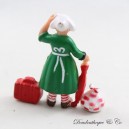 Figur Bécassine MINERVE GAUTIER 1972 Gepäck und PVC-Regenschirm 5 cm