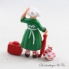 Figur Bécassine MINERVE GAUTIER 1972 Gepäck und PVC-Regenschirm 5 cm