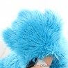 Großer Plüsch XXL Macaron SESAMSTRASSE 1 Rue Sesam Bauchredner Handpuppe blau 65 cm
