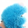 Großer Plüsch XXL Macaron SESAMSTRASSE 1 Rue Sesam Bauchredner Handpuppe blau 65 cm