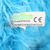 Großer Plüsch XXL Macaron SESAMSTRASSE 1 Rue Sesam Bauchredner Handpuppe blau 65 cm