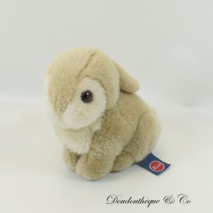 TRUDI Beige und Weiß Sitzkaninchen Plüsch 13 cm