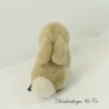 TRUDI Beige und Weiß Sitzkaninchen Plüsch 13 cm