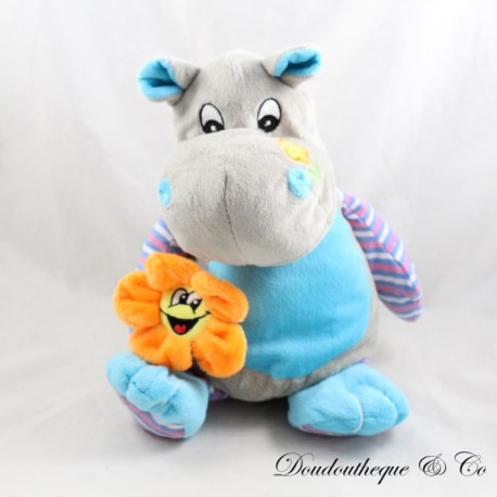 SANDY orangefarbene Blume Nilpferd Plüsch SANDY orangefarbene Blume Nilpferd Plüsch