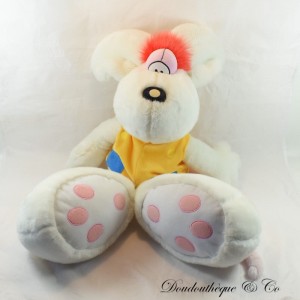 Großer XXL Maus Maus Diddl DESPESCHE Thomas Goletz Vintage Gelber Overall 70 cm