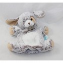 Hundepuppe Kuscheltier BABY NAT' Les flocons braun weiß meliert BN054