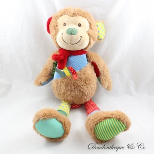 Youmi Affe Stofftier, SIMBA TOYS, Braun, Polka Dots, Nicotoy Label, 42 cm