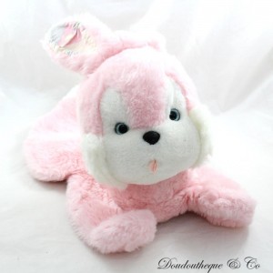 Vintage rosa Teddybär Hase Pyjama Aufbewahrung Plüsch 42 cm