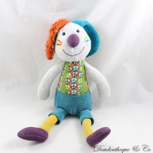 Jeff Rabbit Ebulobo Jumpsuit Blau Grün Bell The Merry Farm 30 cm