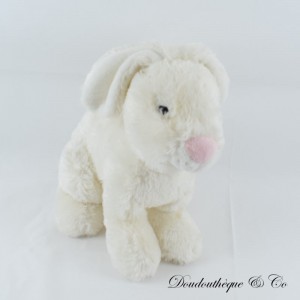 Kaninchen Plüsch GIPSY Langhaar beige weiß sitzend 26 cm