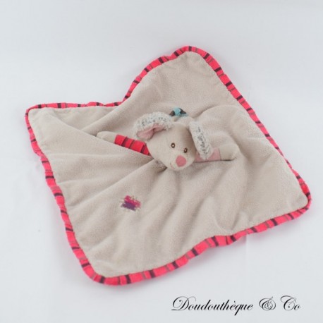 BUKOWSKI Maus Flache Decke Lila Rosa Grau 34 cm BUKOWSKI Maus Flache Decke Lila Rosa Grau 34 cm